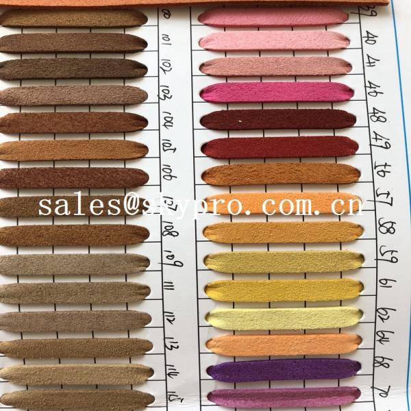 Sofa Leather Fabric synthetic chamois leather , Wear Resistant PVC Leather For