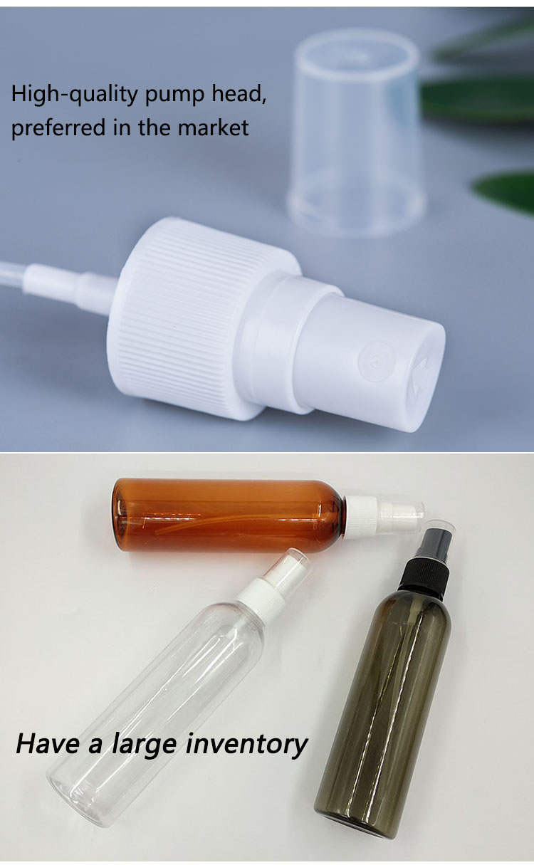 Free Sample Transparent PET Plastic Bottle with Flip Cap Empty Bottle Flip Cap Cream Bottle with Flip Cap with Factory Supply