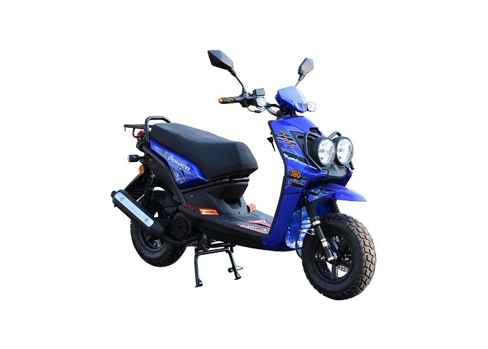 Bike Gasoline Engine/Gasoline Motor Bike Kit 125cc 150cc cheap gas scooter for sale blue plastic body