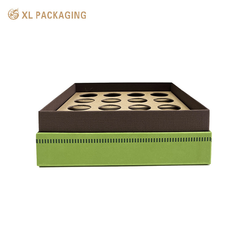 Custom Logo Luxury Chocolate Candy Cardboard Packaging Box With Eco-friendly Embossed Printing Technics