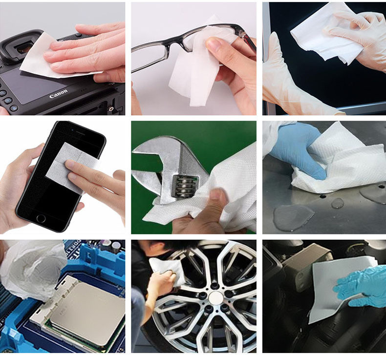 Dust Free 9*9 Laser Edge Cleaning Cloth Anti Static Clean Dust Free Cloth 9 Inches