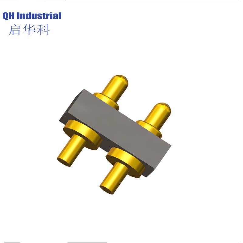 2Pin 4.0mm Pitch 1.5mm height Colombia Smart Home Applicaton Connector Magnetic 2Pin Connector spring loaded pin Cable