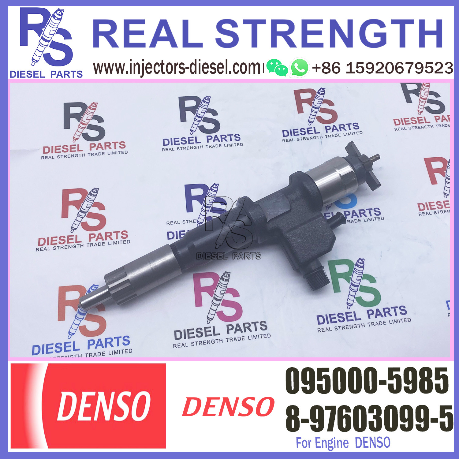 ISUZU 4HK1 6HK1 Diesel Engine Part Fuel Injector 8-97603099-5 095000-5985