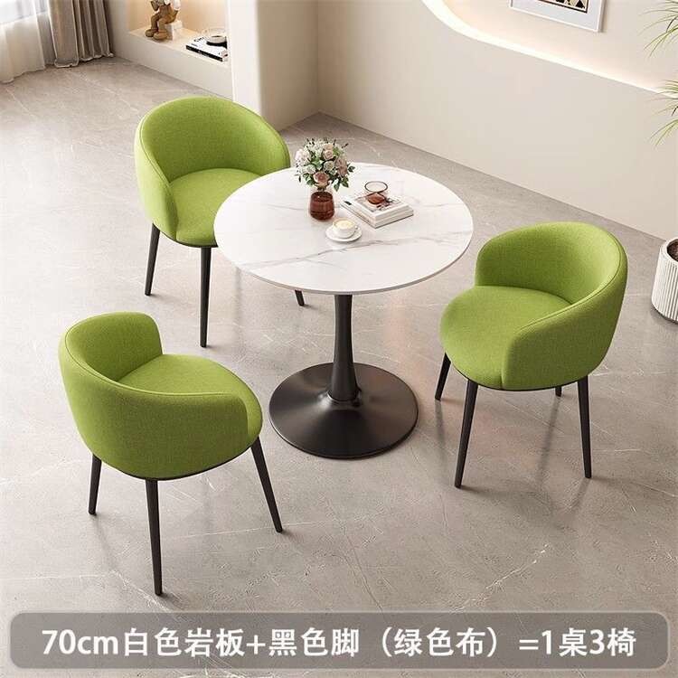 Customized Sintered Stone Marble Dining Table Set 4 Chairs Dining Table Set 6 Seater