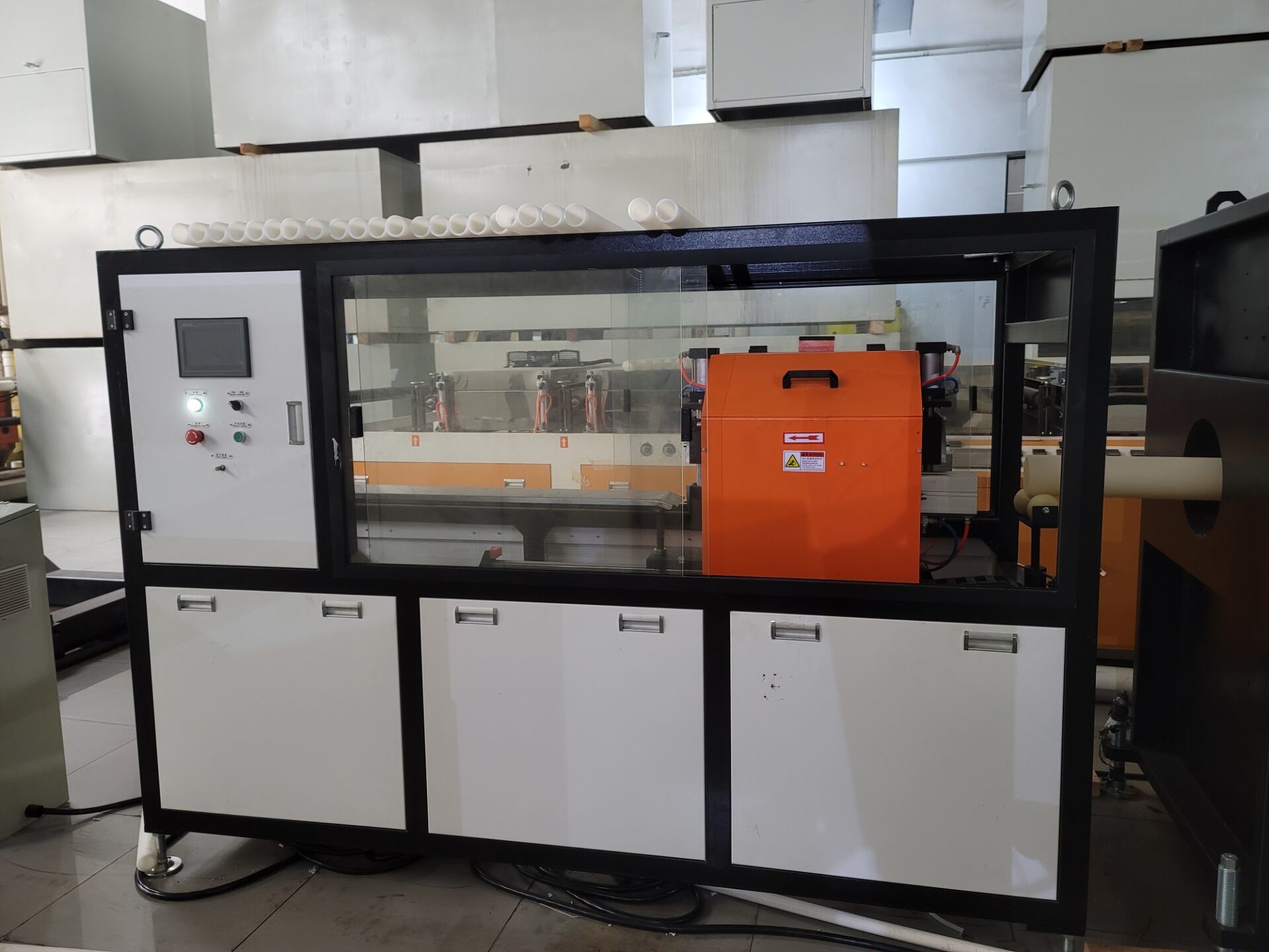 Siemens Motor ABS Plastic Pipe Extrusion Line CE Certificated