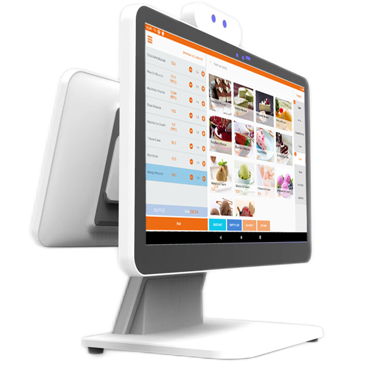 Supermarket Multi Touch Screen Payment Kiosk with RK3566/RK3568 CPU and Windows/Android OS