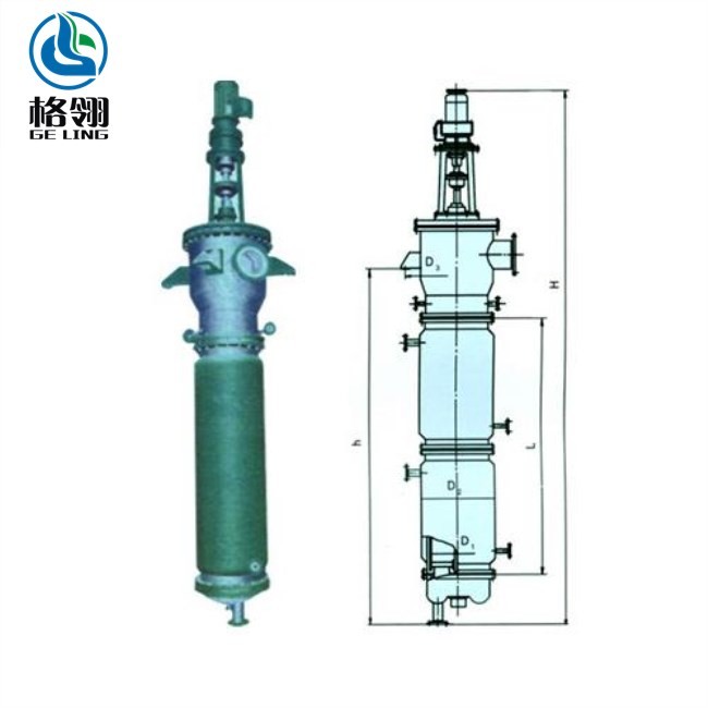 Stainless Steel Thin Film Evaporator 100l-1000l Oil Ethanol Extraction Machine