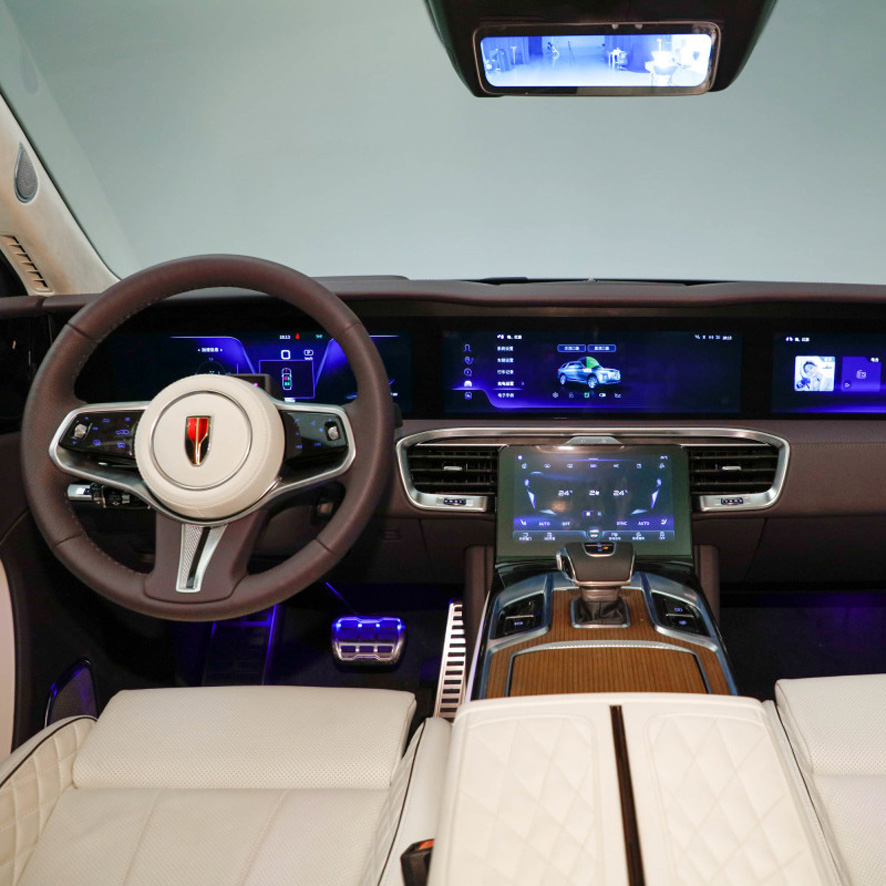 4x4 Custom Security Cost Trade Sichuan Left Hand City Taxi Long Range Voiture Hongqi E-hs9 Electric Cars For Teenager