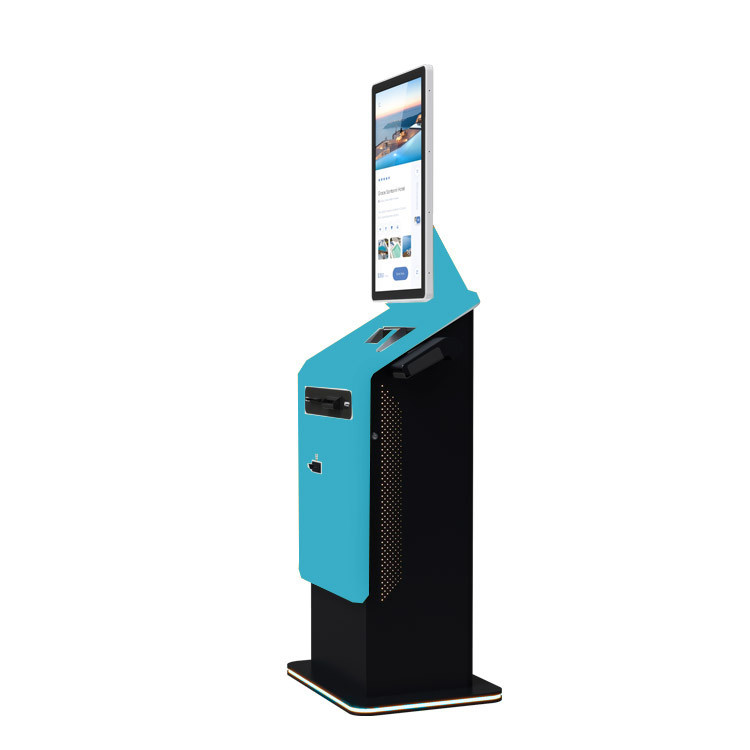 Self Service Kiosk Touch Screen Terminal Cash Acceptor Cash Dispenser Card Reader Payment Kiosk