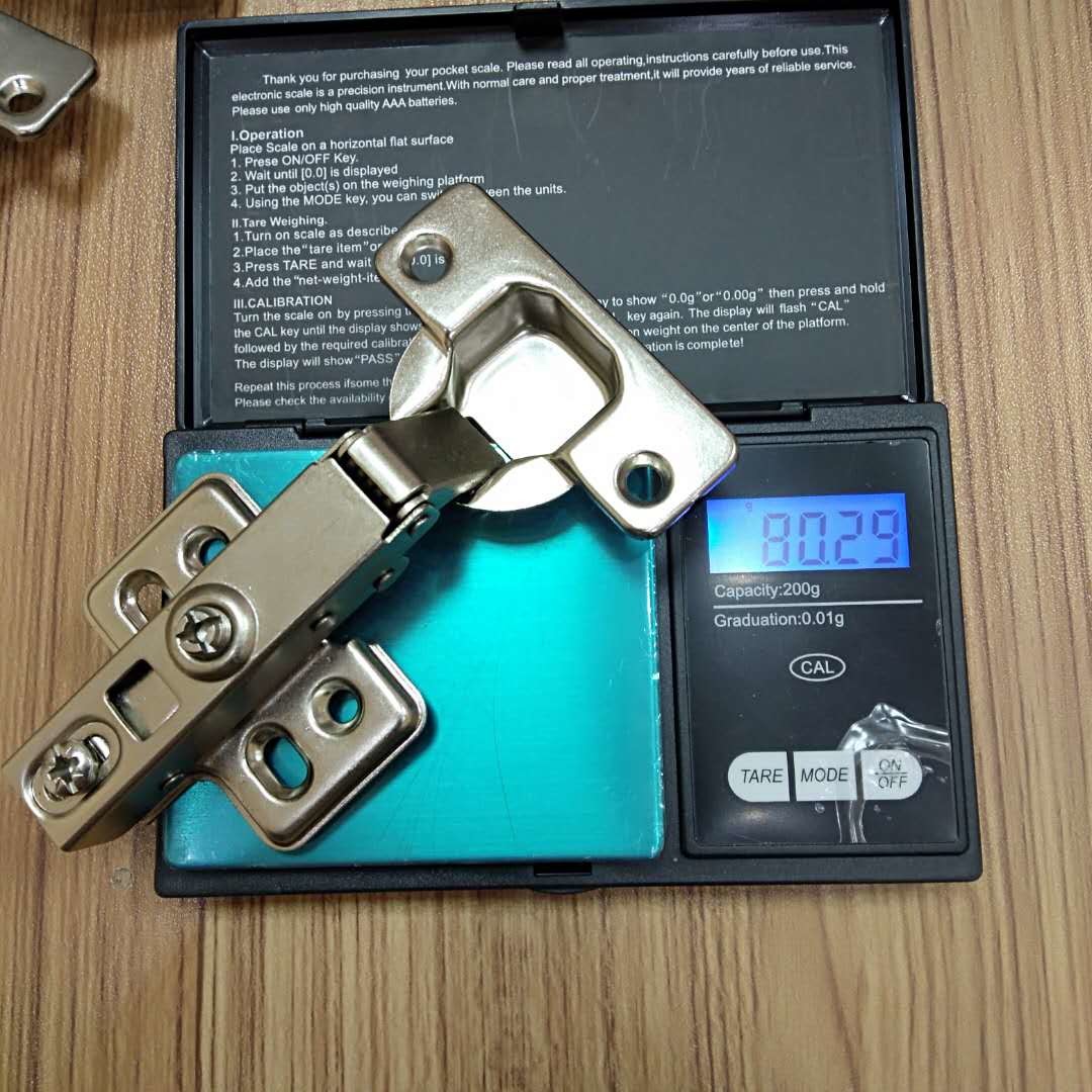 Kitchen Cabinet Metal Door Hinges 40mm Cup Vertical Opening Polished