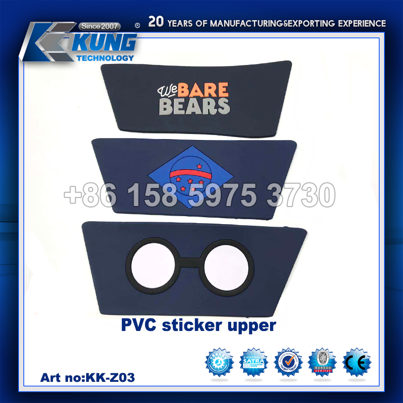 PVC Sticker Shoe Upper Pattern Waterproof For Slipper Making