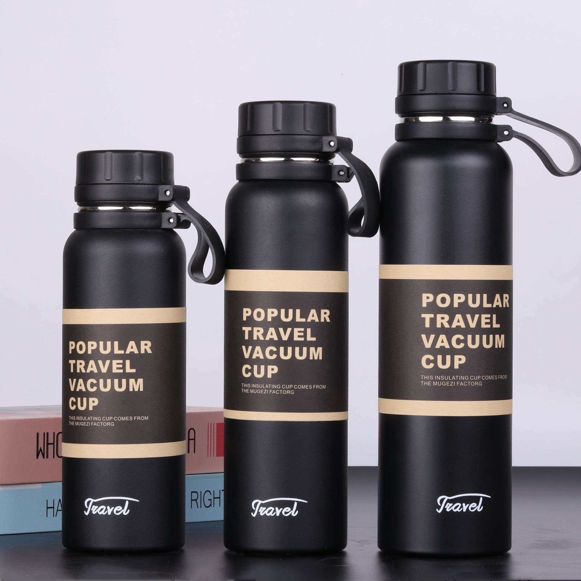 Men'S Large Capacity 304 Stainless Steel Water Cup Portable Sports Water Bottle