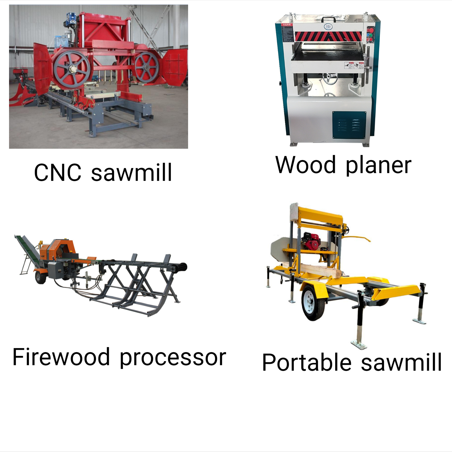 Jierui Log Band Saw Portable Chainsaw Mill for Woodworking and Industrial Wood Cutting
