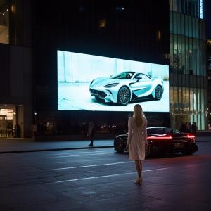 Customized Outdoor LED Display With IP65 Waterproofing