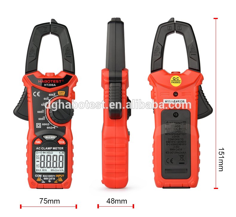 600V Digital Clamp Meters