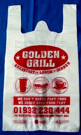100 Compostable Biodegradable Shopping Bags - T-Shirt Style Carry Bags For Trash Or Grocery - Super Strong Holds 25 Poun