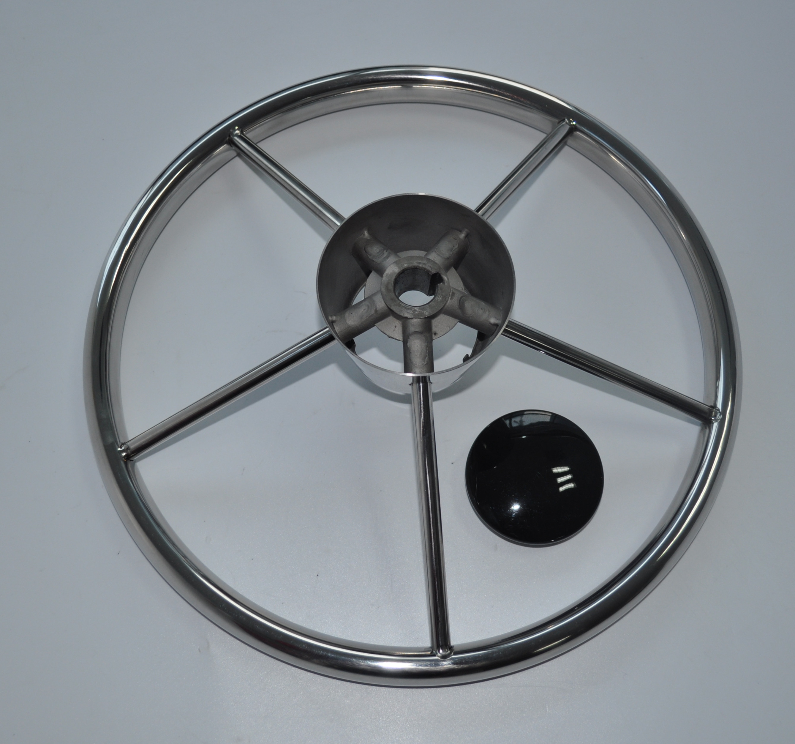 Marine 3 Spoke Stainless Steel Boat Steering Wheel from China supplier