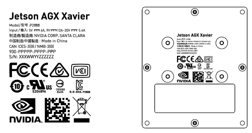 32 TOPS Nvidia Jetson Agx Xavier Module 32G for Autopilot