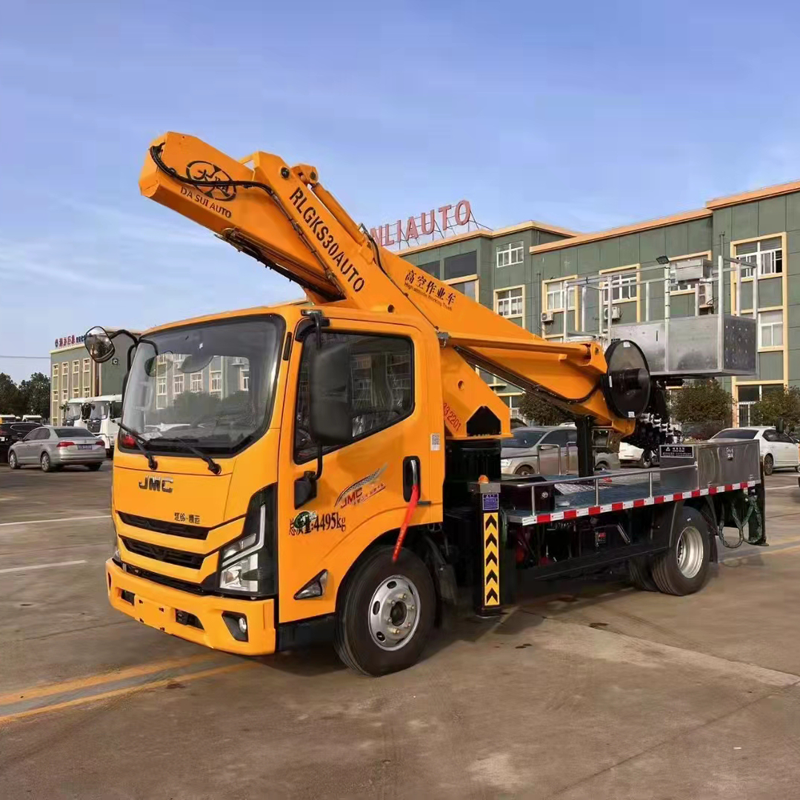 JMC Single Row Wide Body Cab Aerial Work Platform Lifting Lorry jmc Truck