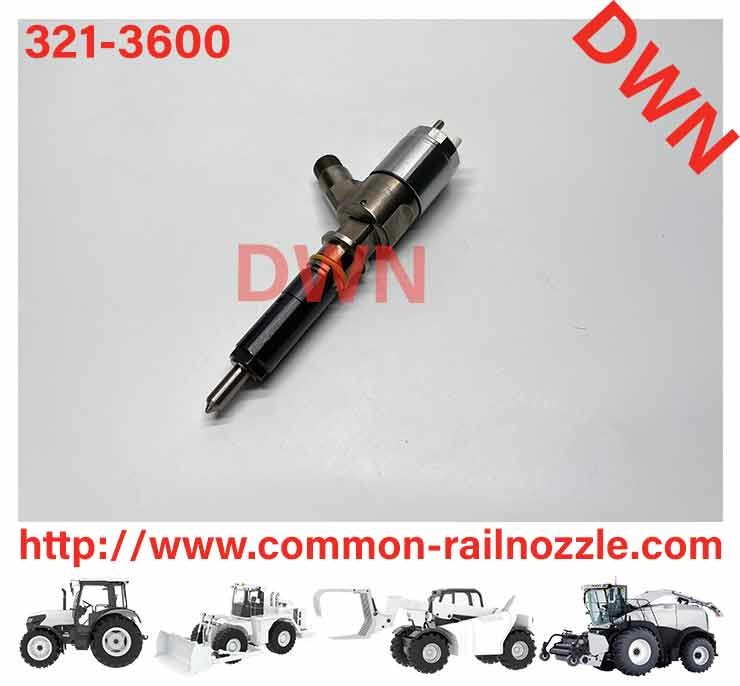 Diesel injector 320-3800 321-3600 for engine C6.6 CA common rail excavator fuel injector for E320D