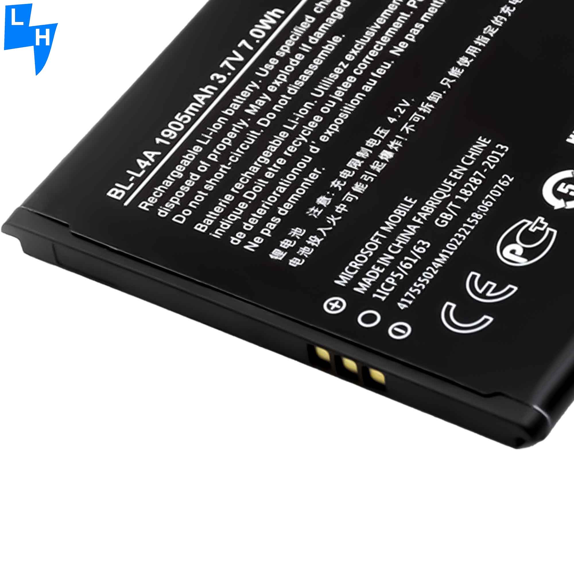 1905mAh BL-L4A Battery For Microsoft Nokia Lumia 535 RM-1090 RM-1089 Dual 830 RM-984