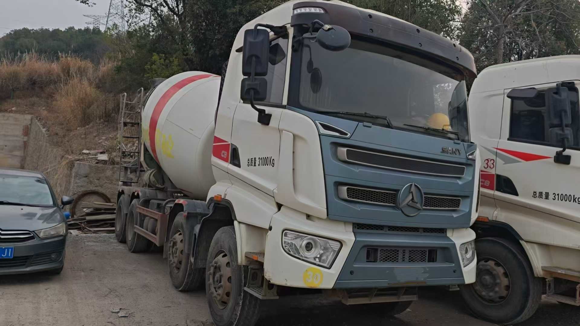 2020 Sany self-made chassis 12 cubic mixer truck (National V emission)