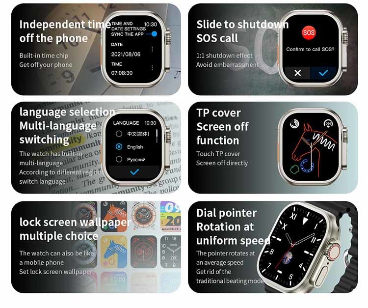 Z69 Ultra Fitness Tracker Watch With Double Modules 4.2 5.0