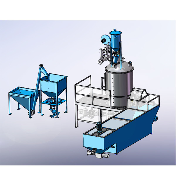 EPS Batch Pre Expander Expandable Polystyrene Beads Foaming Machine