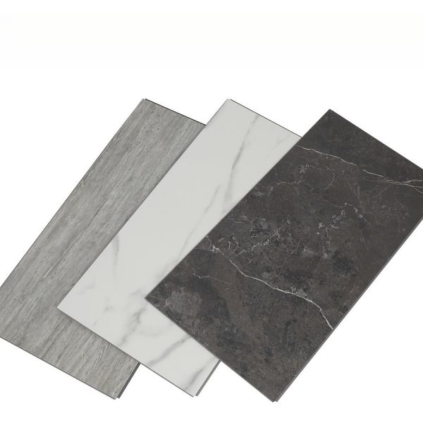 Quality Simple Color SPC Panel Wall Stone Flooring Vinyl Floor Wood Marble Plank for Indoor for sale