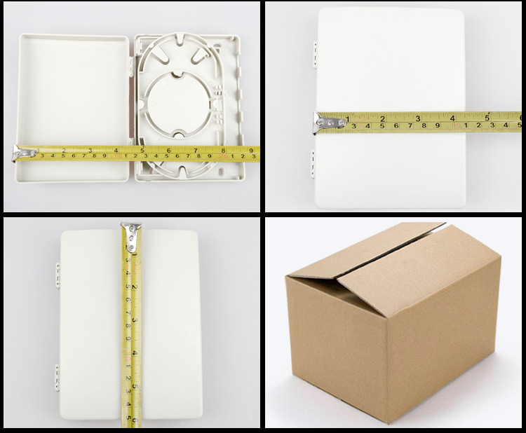 OEM ODM Fiber Optic Distribution Box , FTTH Termination Box 4 Core