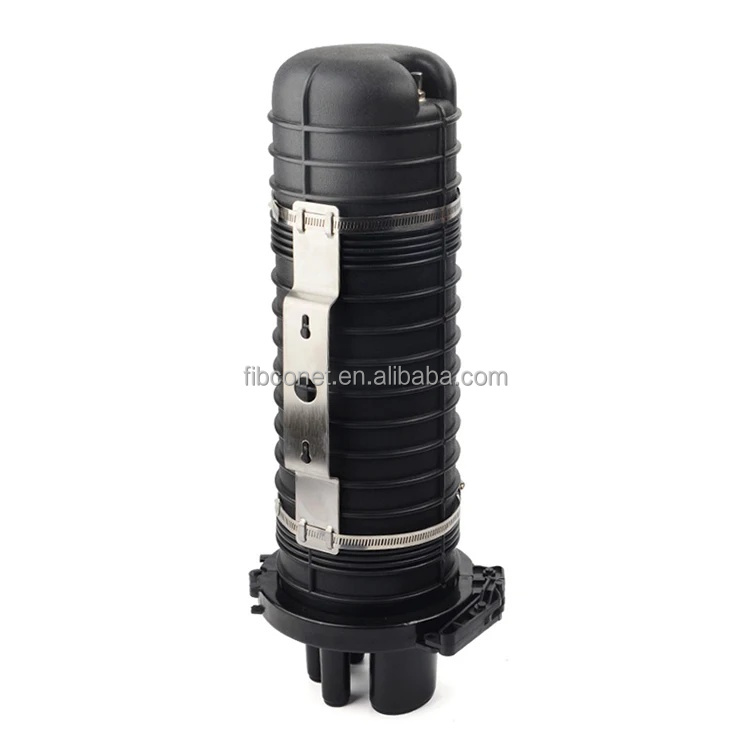 500MM x 200MM Dimension IP68 Dome FTTH Fiber Optic Splice Closure 1IN-4OUT Waterproof