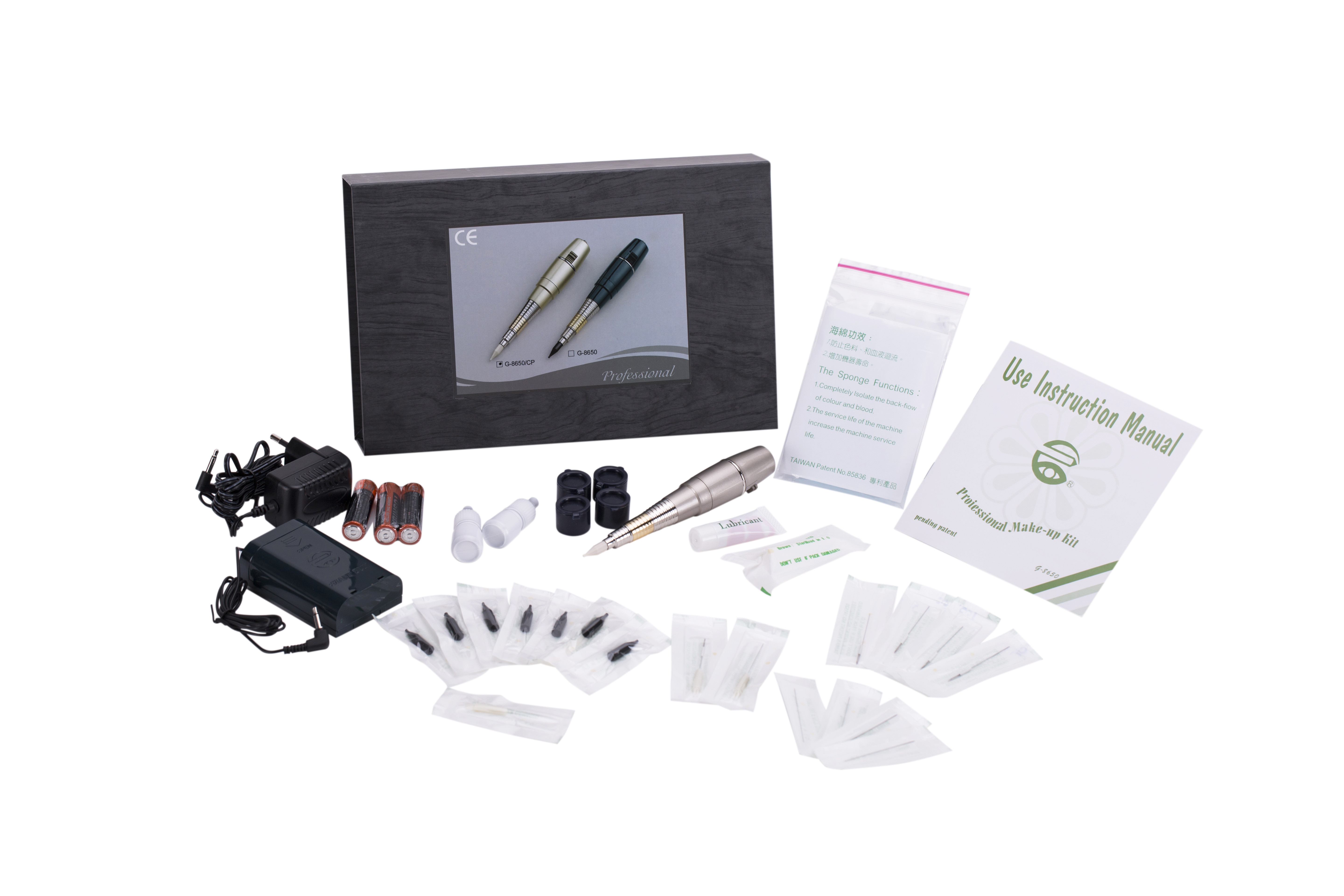 Eyebrow Cosmetic Permanent Makeup Tattoo Machine Pen Kit Taiwan Original Giantsun Brand G-8650