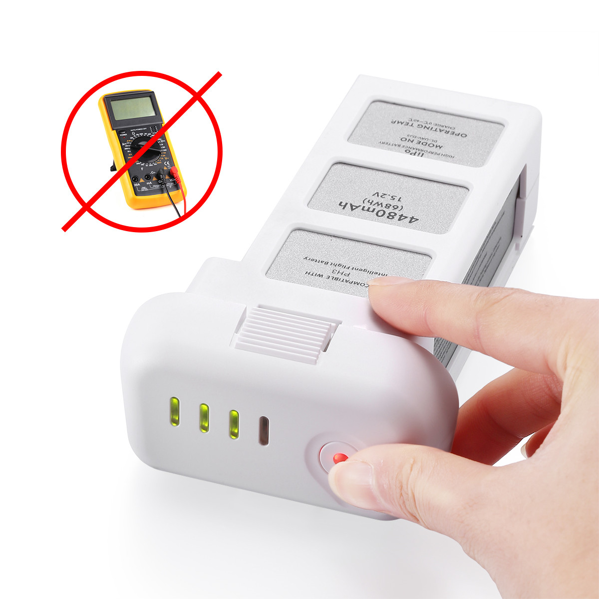 Lipo Ph3 DJI Drone Battery Replacement 15.2V 4480mah For Home Appliances
