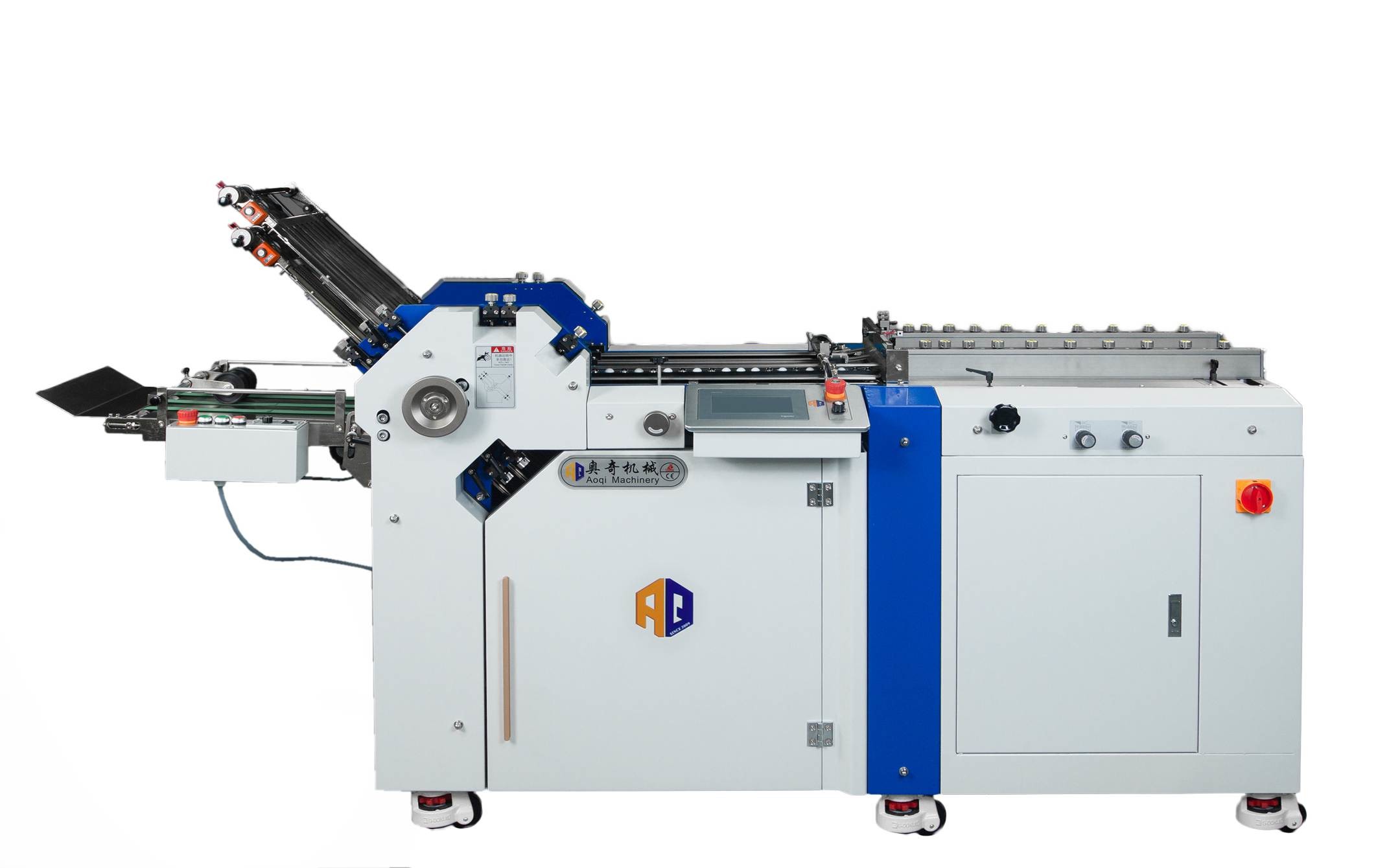 High Speed Air Suction Paper Folding Machine With Continues Suction Feeder