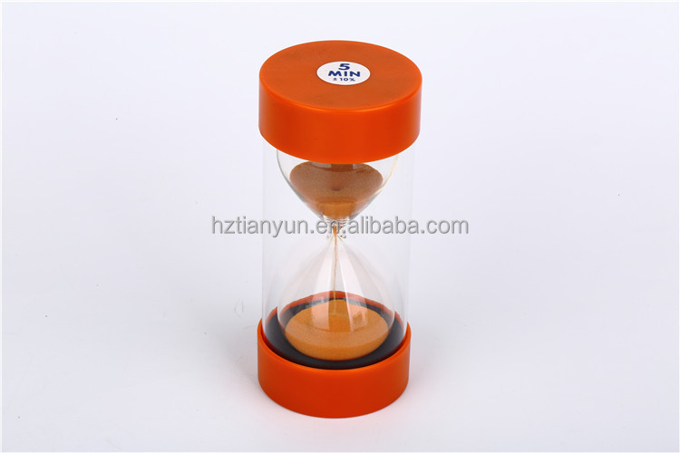 1-30 Minutes Plastic Hourglass Sand Timer Traditional Style