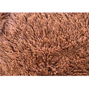 100% Polyester Spandex Long Pile PV Plush Fabric Knitting