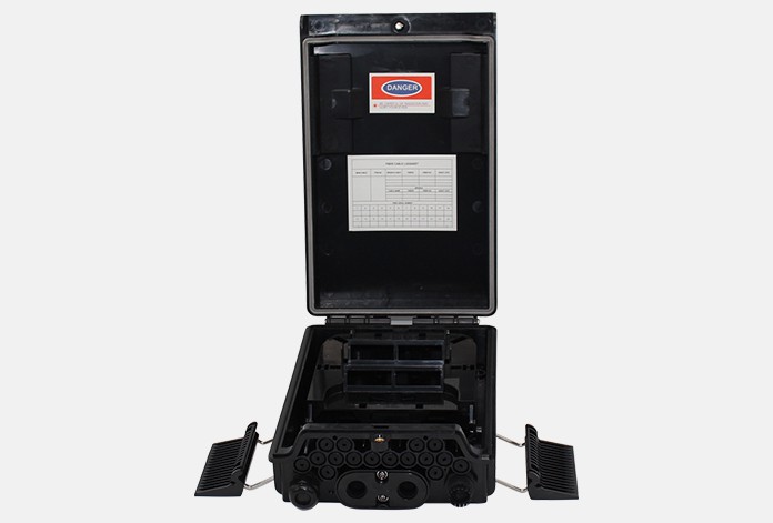 700 2 FAT Fiber Optic Terminal Box 16 Core Mid-Span Port Weatherproof Distribution Box