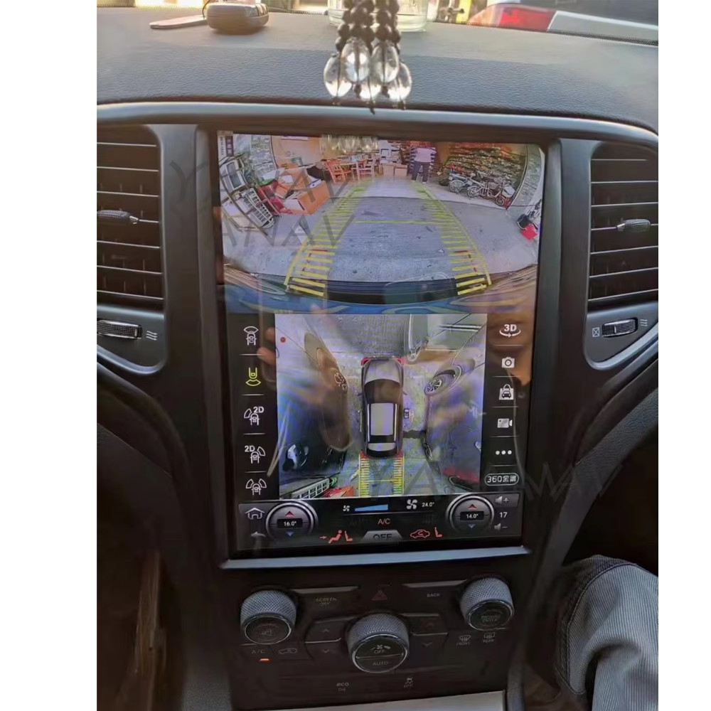 128GB Android 12.1In Car Radio For Jeep Grand Cherokee 2013-2018 Tesla Head Unit