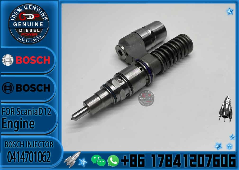 ELIC Excavator 0414701037 0414701062 1766549 Engine Common Rail Fuel Injector