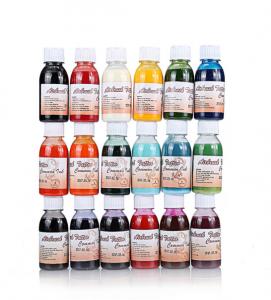  Air Brush Paint Body Water - Based Liquid Ink For Temporary Tattoo 18 Colors Manufactures