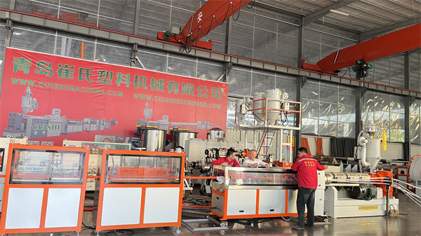 PE Carbon Reinforced Spiral Pipe Production Line / Equipment