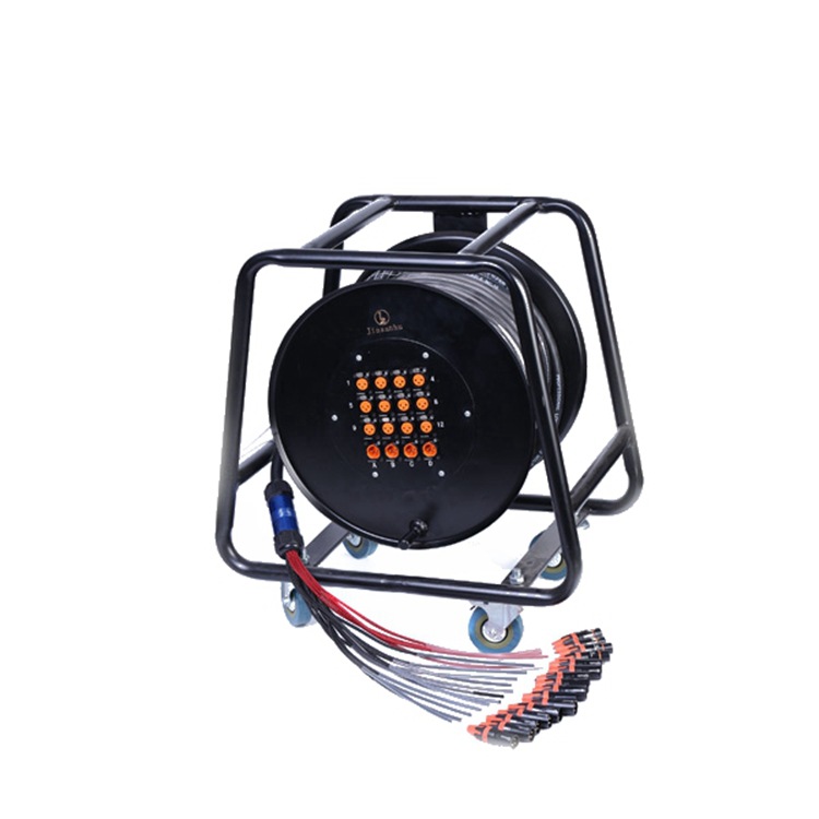 Stage Box RSS16X8-30/M16-10 XLR Round Wire Audio Snake Cable with 20/24/32CH Capacity