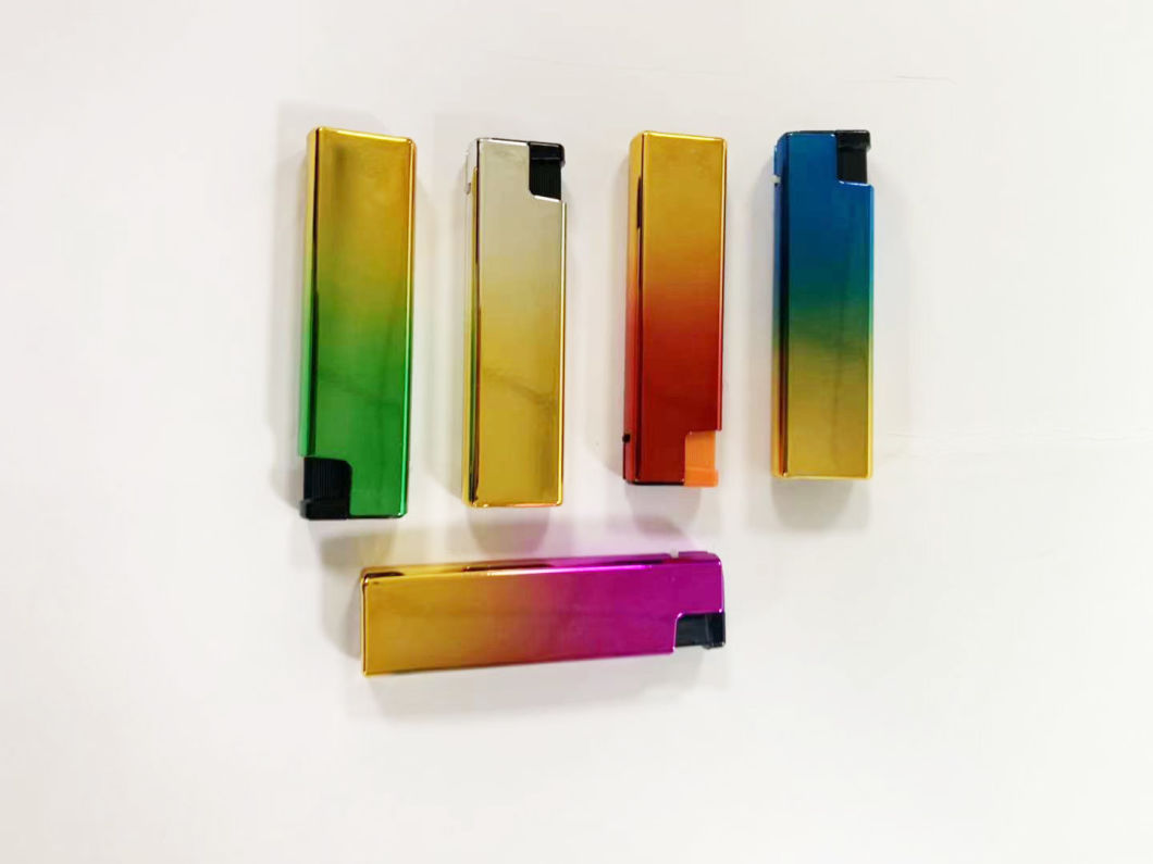 New Design Plastic Windproof Refillable Smoking Lighter with Custom Logo Gas Lighters