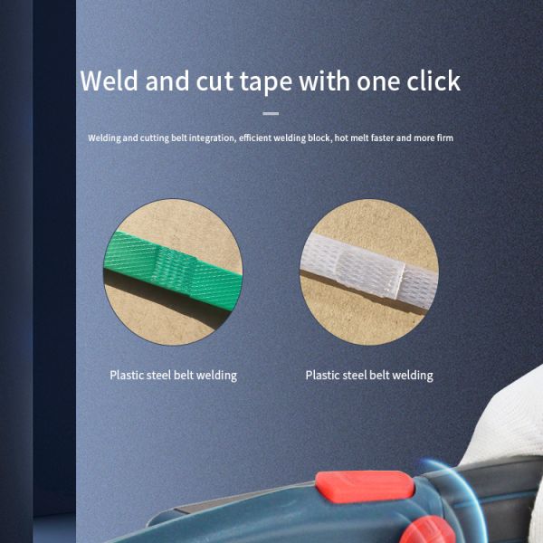 Portable Electric PP Strapping Tool for Easy Packaging Apply Strap Width 13-16mm