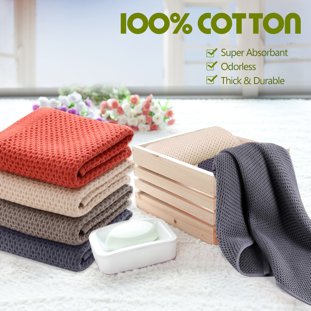 Bulk Cotton Hanging Multi Color Kitchen Dish Towels in QUICK-DRY with Super Absorbent