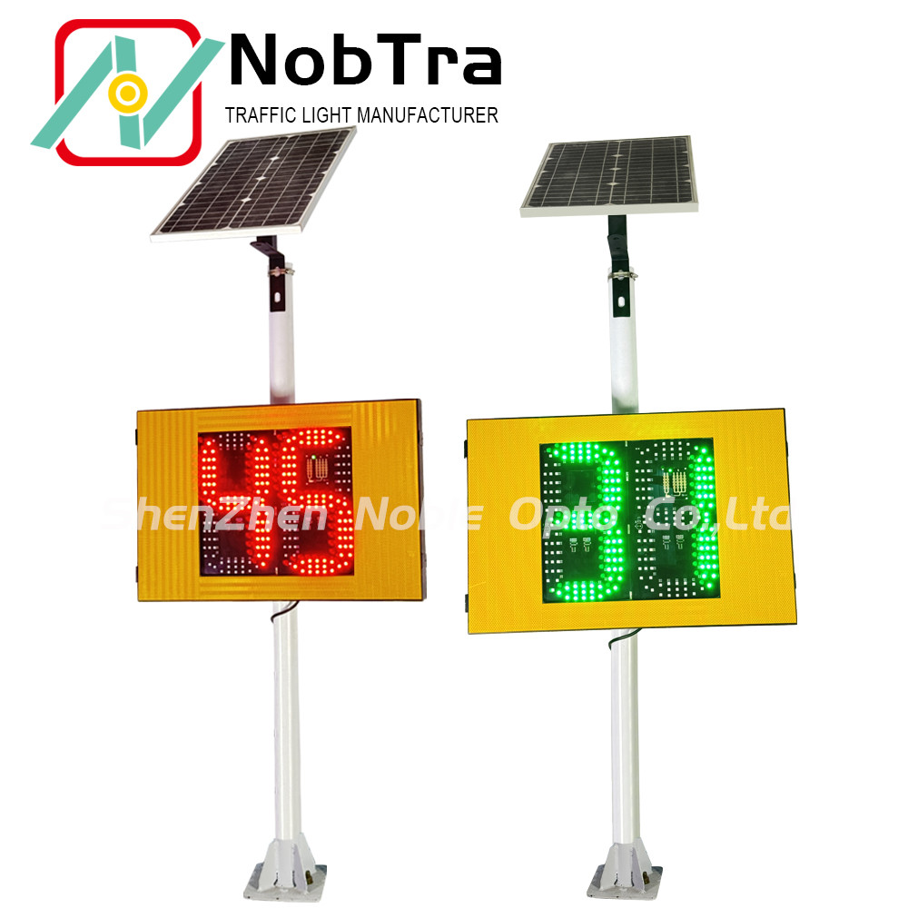 Solar Powered Radar Speed Feedback Sign With IP54 Waterproof For Traffic Speed Measurement
