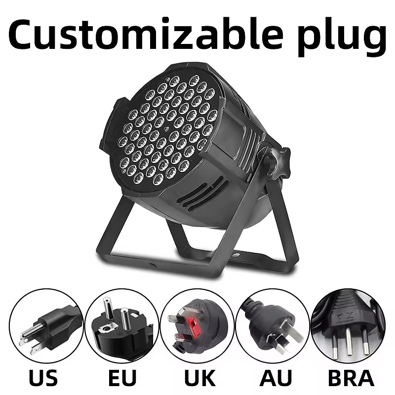 Aluminum 54 Led Par Dj Lights Rgbw 4in1 Disco Party DMX Control 54*3w Rgb 3in1 Led Par Can Uplight Stage Lighting