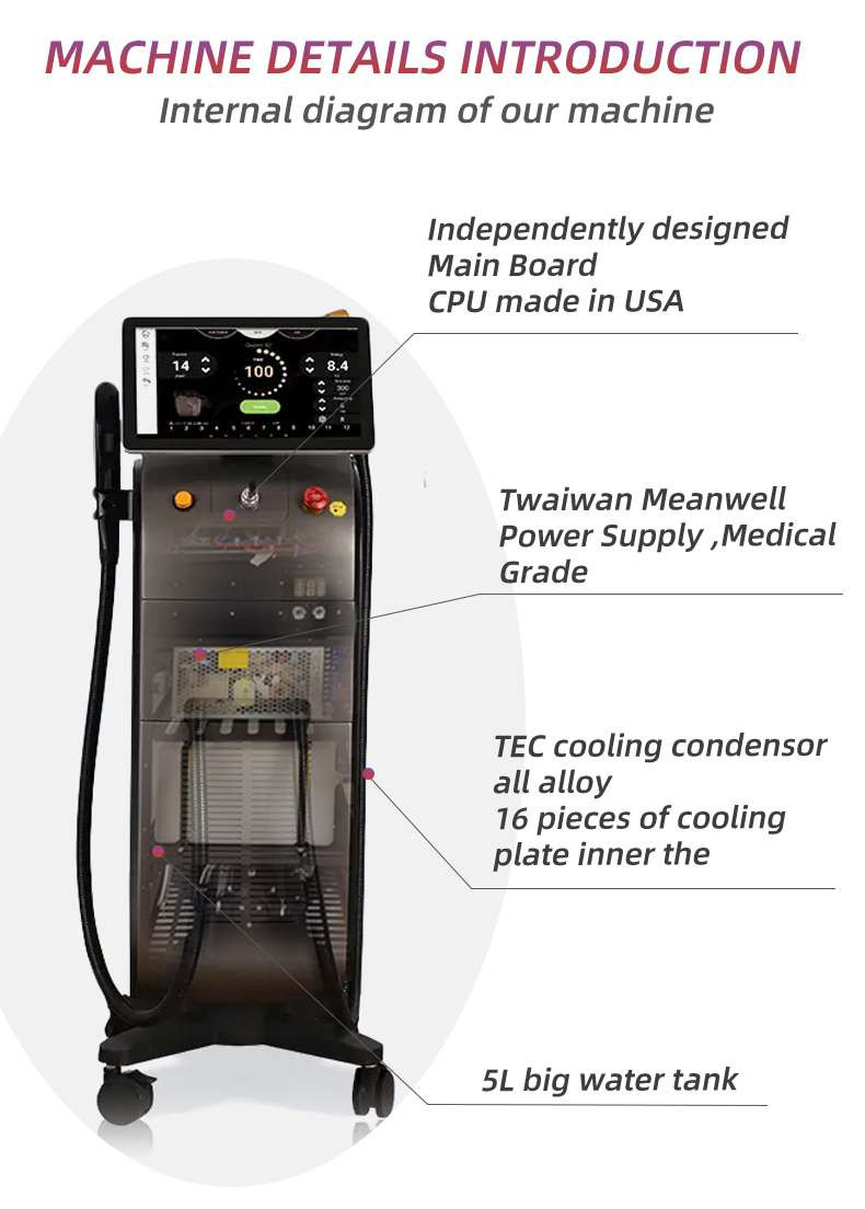 808nm Portable Diode Laser Hair Removal