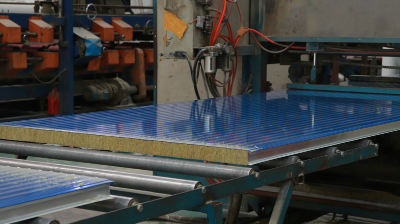 A1 Grade Wall Roof Ceiling Rock Wool Sandwich Panel