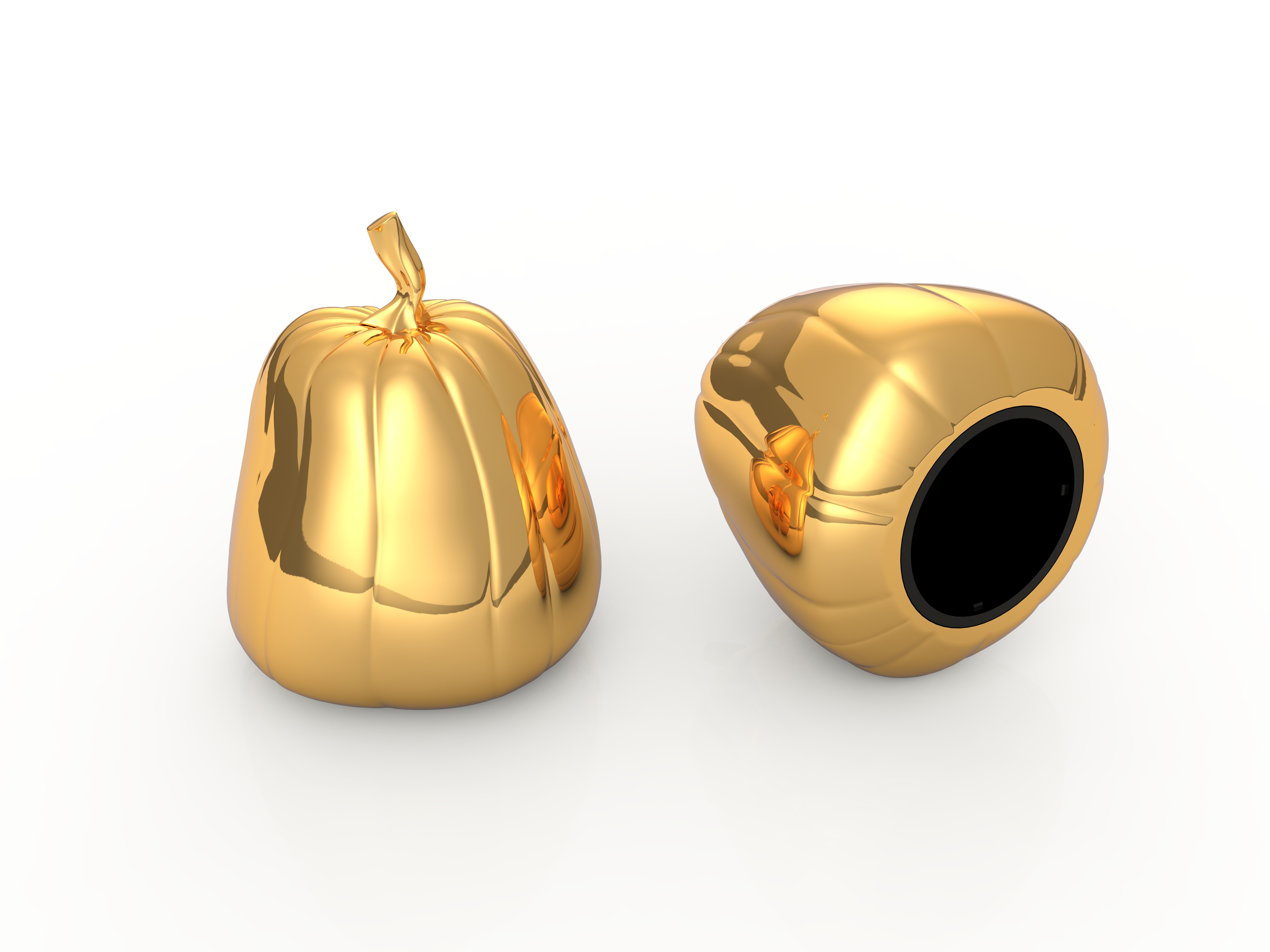 Customizable Pumpkin-Shaped Zinc Alloy Perfume Bottle Caps Perfume Lids Cover